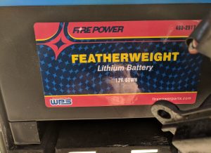 WPS Featherweight Lithium Battery