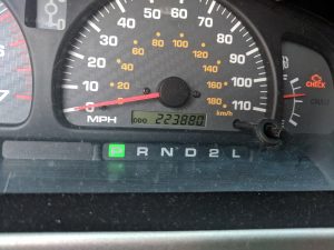 Toyota 4Runner Oil Change 223,880 miles