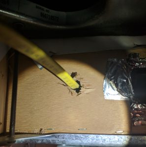 RV Air Conditioner Not Blowing Cold Intake Wire Holes