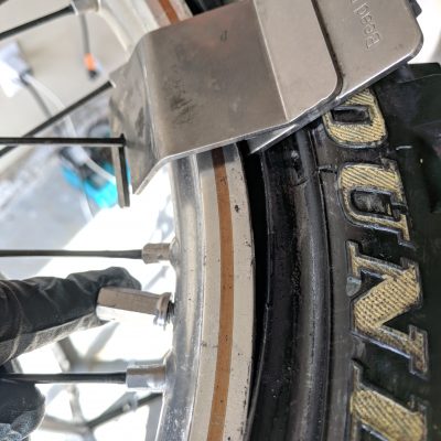 Bead buddy near rim lock