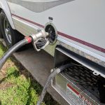 Draining fuel nozzle
