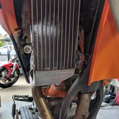 GPI radiator KTM 250 sxf  front fitment