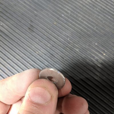 GPI radiator washer sanded down