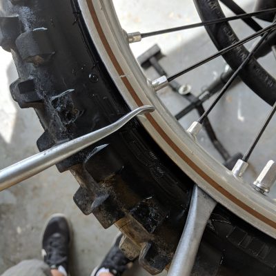 Tire iron cupped end