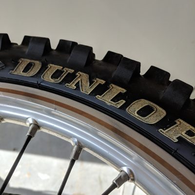 Tire maker old faded