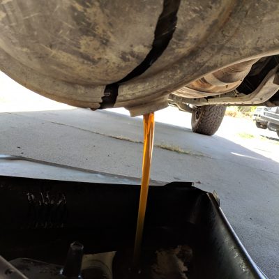 Differential fluid change – 2008 Toyota Tundra rear end