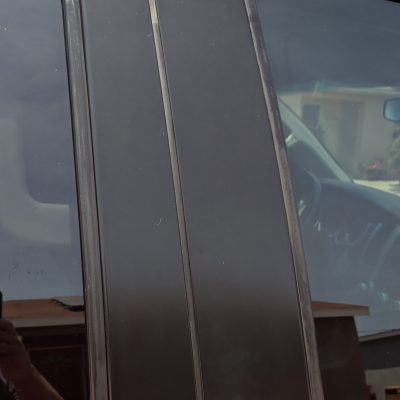 B Pillar Black Plastic Restorer After