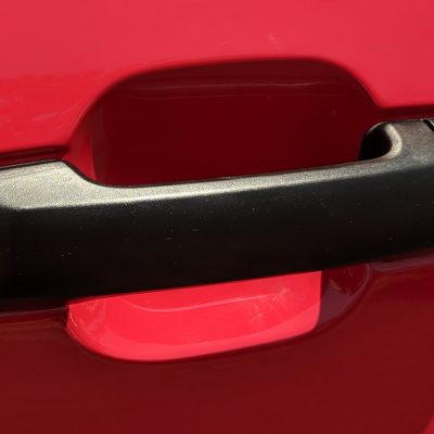 Door Handle Black Plastic Restorer After