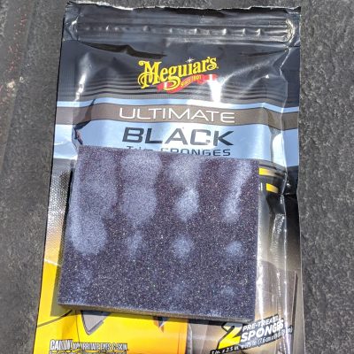 Meguiars Black Plastic Restorer Trim Sponge