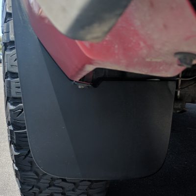 Mudflap Black Plastic Restorer After