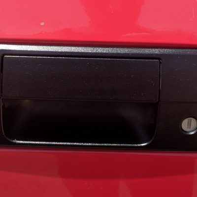 Tailgate Handle Black Plastic Restorer After