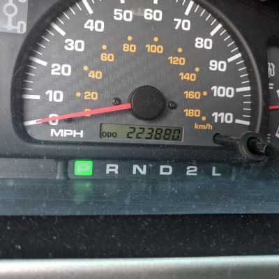 Toyota 4Runner Oil Change 223,880 miles