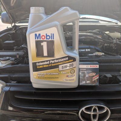 Toyota 4Runner Oil Change QUICK REFERENCE
