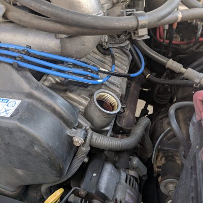 Toyota 4Runner Oil Change Oil Fill Removed