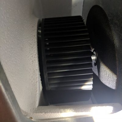 RV Air Conditioner Not Blowing Cold Blower Motor Fins