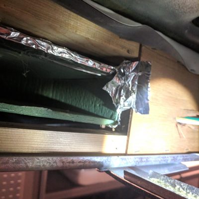 RV Air Conditioner Not Blowing Cold Duct Foil