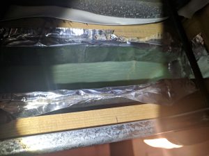 RV Air Conditioner Not Blowing Cold Duct Foil Pealing