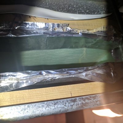 RV Air Conditioner Not Blowing Cold Duct Foil Pealing