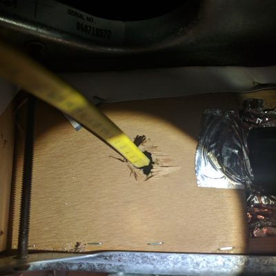 RV Air Conditioner Not Blowing Cold Intake Wire Holes 2
