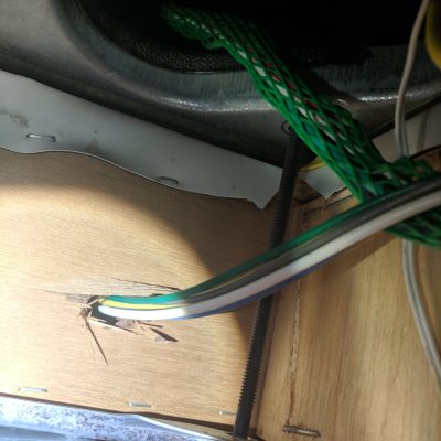 RV Air Conditioner Not Blowing Cold Intake Wire Holes