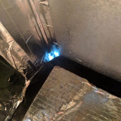RV Air Conditioner Not Blowing Cold Splitter Corner Hole