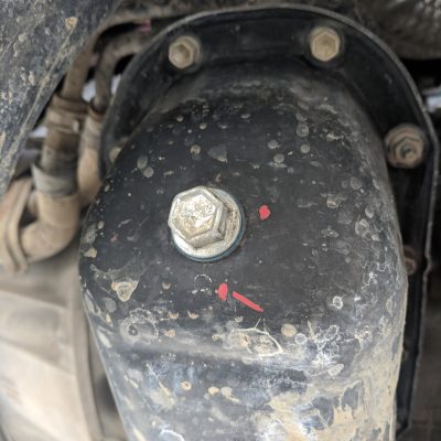 Toyota Tundra 5.7 Oil Change Oil Bolt