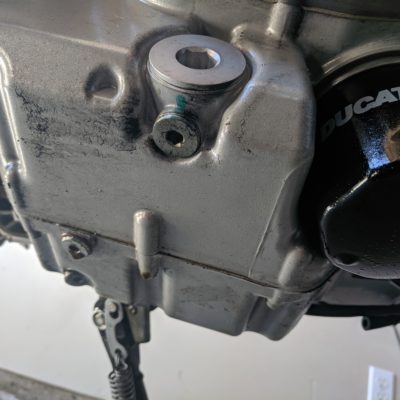 Ducati Monster 696 Oil Screen Drain