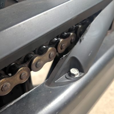 Motorcycle Chain Adjustment Chain Guide Wear