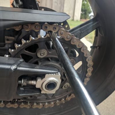 Motorcycle Chain Adjustment Chain Slack