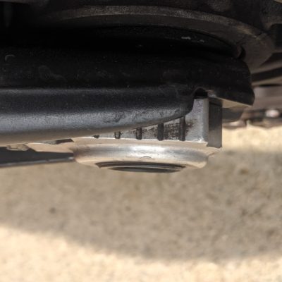 Motorcycle Chain Adjustment Left Axle Block