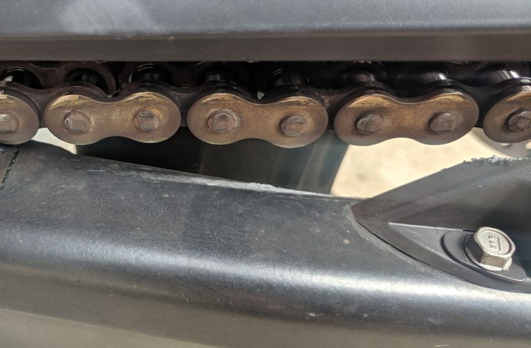 Motorcycle Chain Adjustment KTM SuperDuke 990 Horsepower Hub