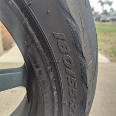Motorcycle Chain Adjustment Tire Wear