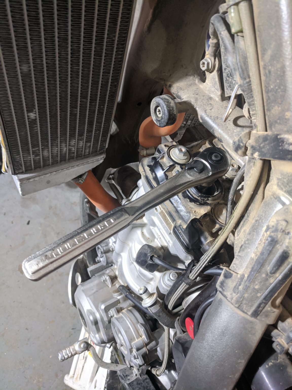 KTM 250 SXF Spark Plug Replacement NGK LMAR9AI8 Horsepower Hub