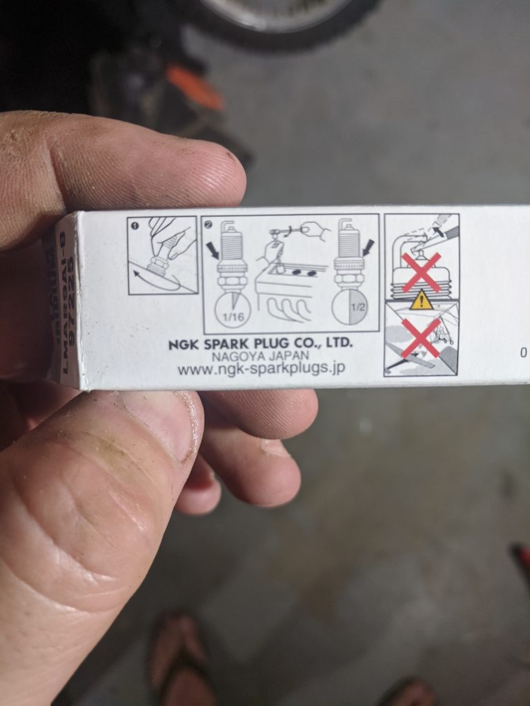 KTM 250 SXF Spark Plug Replacement NGK LMAR9AI8 Horsepower Hub