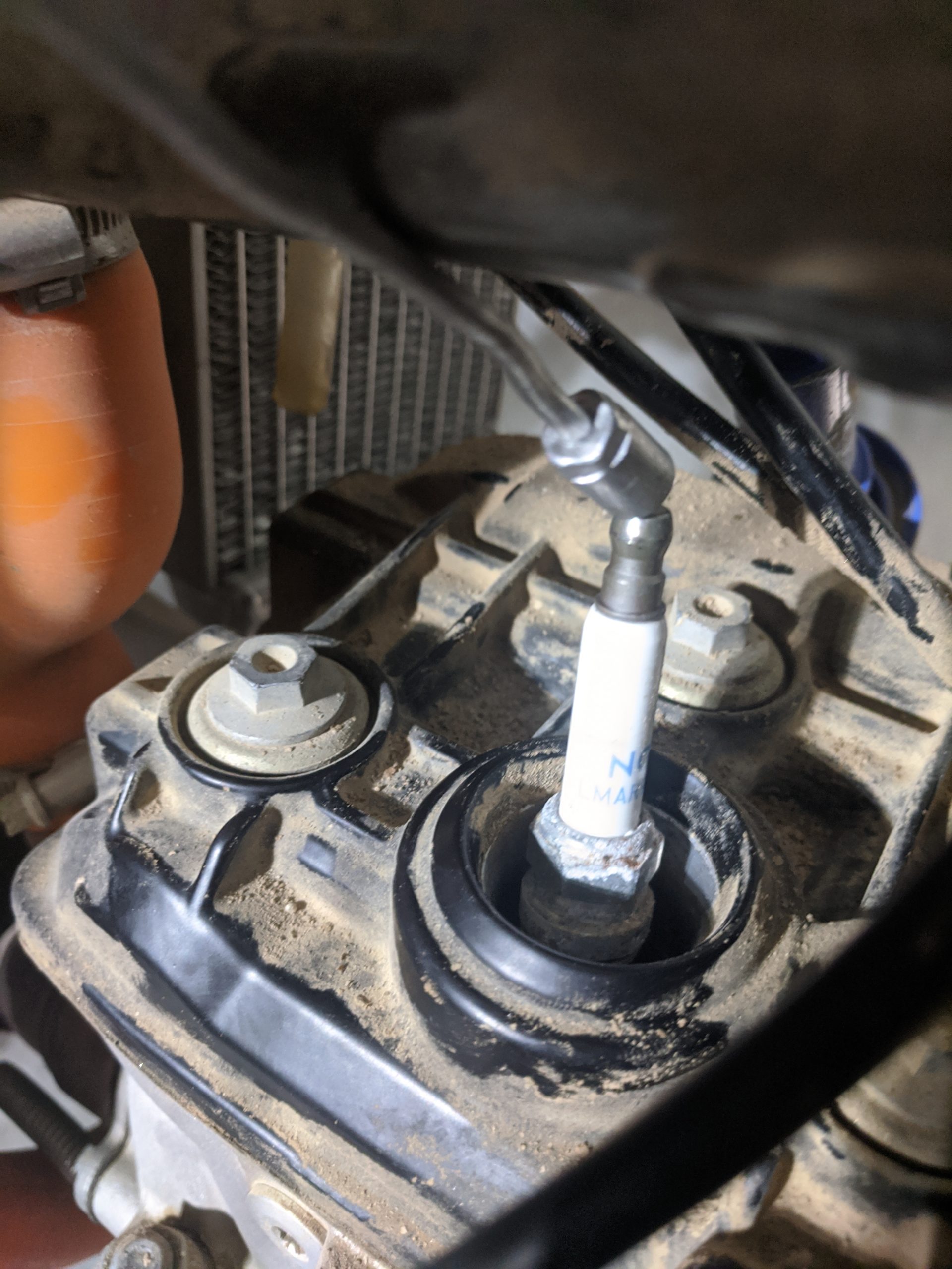 KTM 250 SXF Spark Plug Replacement NGK LMAR9AI8 Horsepower Hub