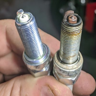 KTM 250 Spark Plug Old vs New